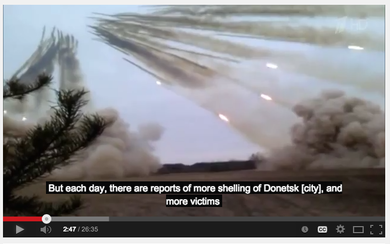 Украинские вооруженные силы ведут артобстрел Донецка